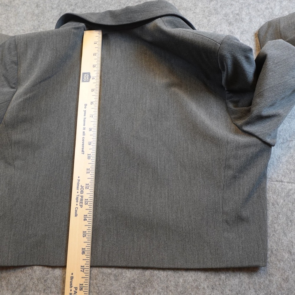 Djerf Avenue It Blazer Skirt Set Women Small Grey Cropped Jacket Mini Skirt - Picture 7 of 11